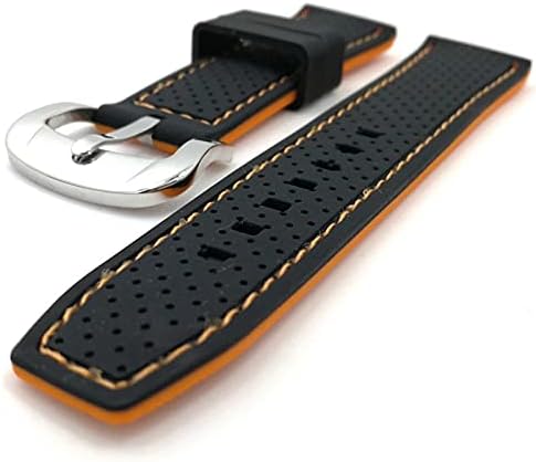 なな^ ^さま専用！ Black Universal FKM Rubber Strap 20mm-24mm [klmmesaayb] Rubber