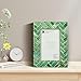 Handicrafts Home 4X6 Decorative Picture Frame, Christmas Decor, Bone Inlay Green Leaf Collection Photo Frame for Home & Shelf Decor– Vintage Frames for Gallery Wall, Desk Decor, Holiday Giftings