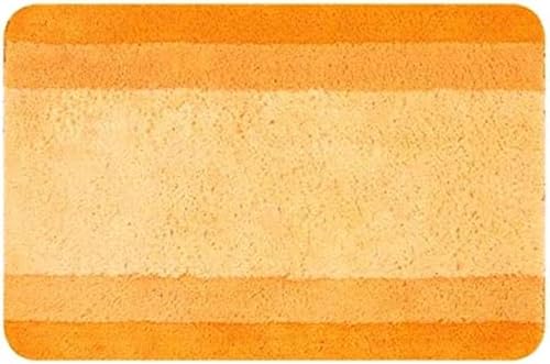 Spirella - Badematte Polyester Balance - rutschfeste Sicherheit - 70 x 120 cm - Orange - Waschmaschinenfest bei 40°C - 90% Polyester, 10% Acryl - Komfort und Sicherheit