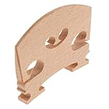 * Massive Holzqualität und dauerhafte Violinenbrücke, nicht leicht zu verformen.
