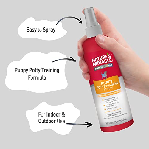 Image of Nature's Miracle Advanced Platinum Puppy Potty Training Spray, 16 oz
