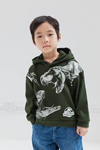 Jurassic World Dinosaur T-Rex Fleece Pullover Hoodie Toddler to Big Kid2