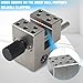 XUNKUNER Mini Tabletop Bench Vise Clamp,Base is Used for Processing Assistance Platform Workbench,Used to Assist Drill Bits, Model Tools in Model Drilling, Precision Cutting, Only Used for Plastic ﻿