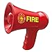 T TOOYFUL Mégaphone de Policier / Pompier avec Sirène pour Enfants - Rouge