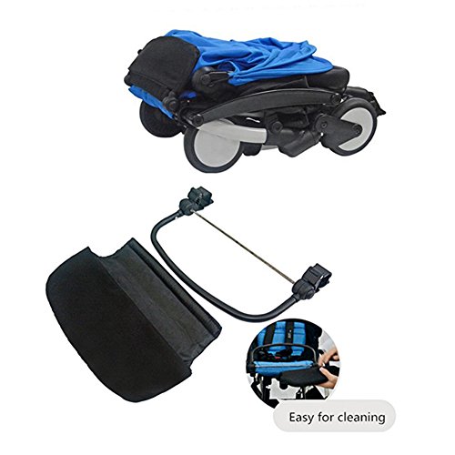 Stroller Footrest 16Cm Accessories For Babyzen Yoyo Yoya Baby Time Feet Extension Infant Pram Footboard (Black) #TOP7