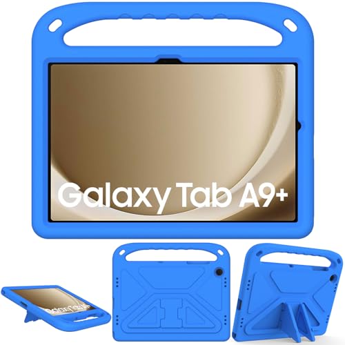 XunyLyee Funda Niños para Samsung Galaxy Tab A9 Plus/ A9+ SM-X210/ SM-X216B 11 Pulgadas, Azul