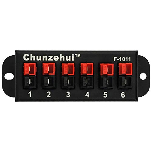 Chunzehui F-1011 6-Position 45A Power Pole Distribution Block Module, Connector Power Splitter Distributor Source Strip. #TOP2