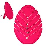 [Affichage luxueux] Présentez vos bijoux avec élégance avec ce luxueux support de collier en velours glacé.