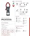 MGL MASTECH MS2000G MS2001/C MS2006B MS2008 MS2009A/C Digital Clamp Meter Current Pliers Voltage Circuit Tester Pincers Multimeter Homeheld Professional Electrical Tool(MS2000G)