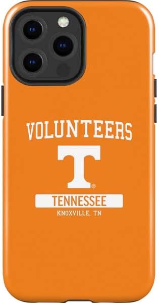 Skinit Impact Phone Case Compatible with iPhone 15 Pro Max - Officially Licensed University of Tennessee-Knoxville T Logo Vols on Gray Design