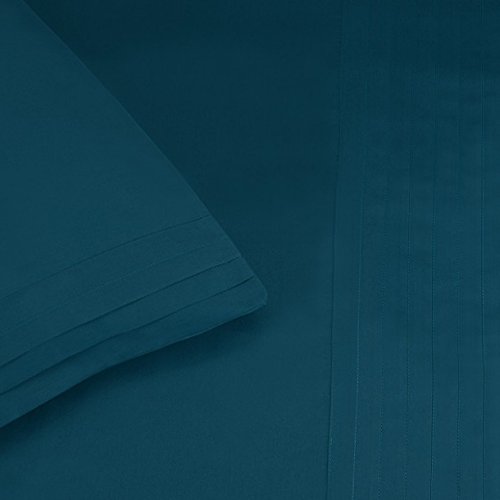 Funda de edredón de satén l003hc-bl02 en azul colvert 140x200 cm para un descanso suave