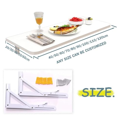 Table suspendue rabattable : la solution gain de place studio - 4