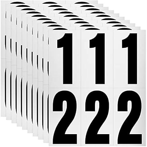 Reflective Adhesive Mailbox Number Pack Cover