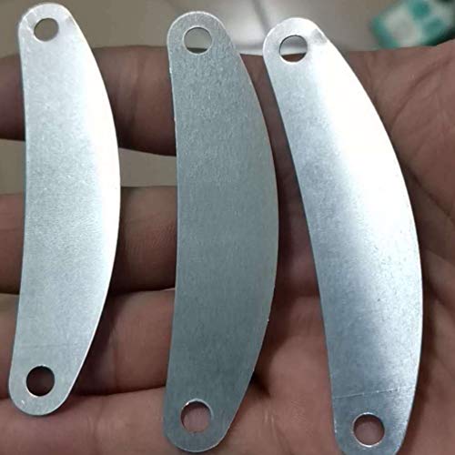 Clispeed 30 peças de tiras de ponte de nariz meta, suporte de arame, ponte de nariz para capa de ros