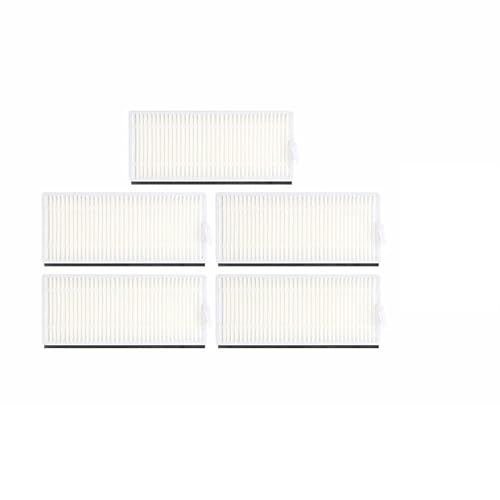 Kicici Compatible With Compatible With Xiaomi Viomi S9 Robot Vacuum Cleaner Accessories Main Side Brush Hepa Filter Dust Bag Mop Cloths Rag Spare Parts Kits(5 HEPA)