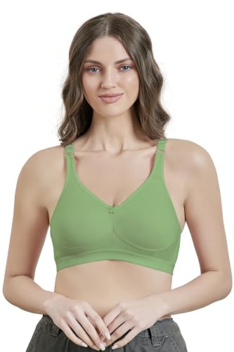 Image of MAROON 419 Women Cotton Blend Long Lasting Magical Lift T Shirt Bra Non-Wired and Non Padded, Seamless and Full Coverage