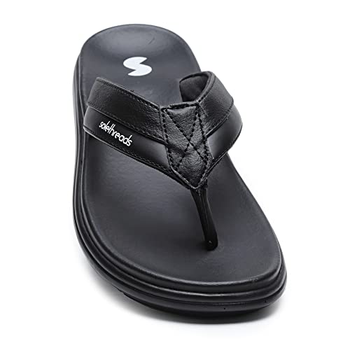 SOLETHREADS SKYWALK | Classy | Comfortable | Ultra-Light | Shock Absorbent | Bounce Back Technology | Water-resistant | Slippers | Flip Flops for Men