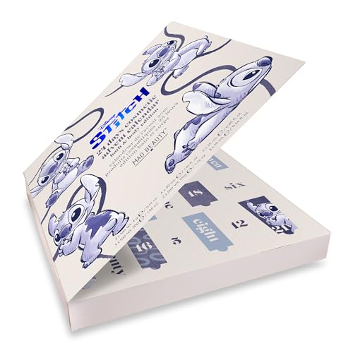 MAD Beauty Calendario Disney STITCH con cosméticos y accesorios diarios 3