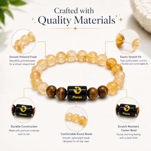 Image of Zodiac Crystal Bracelet for Men & Women