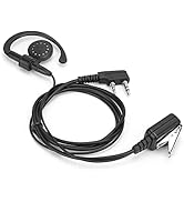 G-type Walkie Talkie Earphones Police Security Radio Headset PTT Microphone for Baofeng UV-5RA UV...