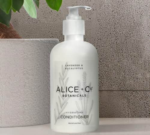 Alice + Co. Shampoo & Conditioner - Fairfield By Marriott - Towneplace - Springhill - Hotel Bath Amenities - Lavender & Eucalyptus - 8.5 Oz Bottles - Hair Care Set #TOP3