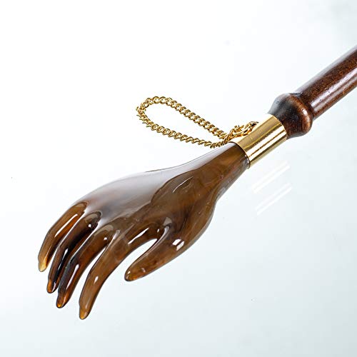 21" Elegent Shoe horn and Backscratcher with Beechwood Shaft: Perfect Unique and Quality Gift for Men and Women made in Italy - Thumbnail 4