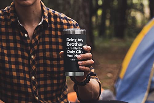 Neweleven Gifts For Brother - Brother Gifts From Sister, Brother - Big Brother Gifts, Little Brother Gifts - Birthday Gifts For Brothers From Sisters, Brother, Siblings - 20 Oz Tumbler #TOP6