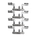 Produktbild Bar. b.q.s Universal verstellbar Edelstahl Grill Crossover Röhren für Enders, TAINO, ProfiCook, Campingaz, Landmann und andere Modell Grills