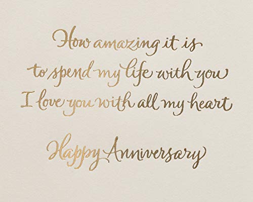 Papyrus Anniversary Card (With All My Heart) #TOP2