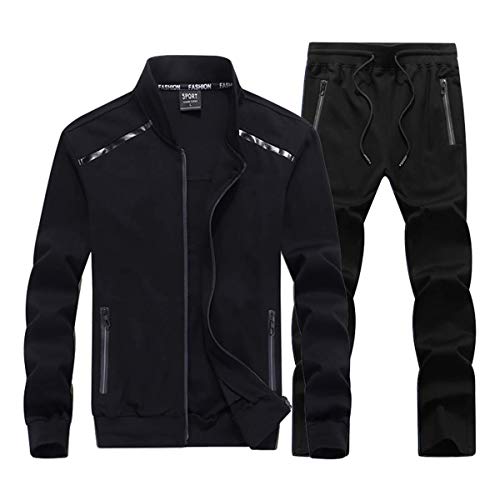 Image of PRIJOUHE Men's Tracksuit Hooded Fitness Sport Suits Gym Hoodie 2 Piece Hoodies Joggers Sweatpants Sets Gym Jogging Tracksuits