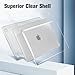 FINTIE Case Compatible with MacBook Air 13.3 inch (2020/2019/2018 Not for 2024) Model A2337(M1)/A2179/A1932, Protective Snap-On Hard Shell Cover Fit 13.3" Retina Display Touch ID, Crystal Clear