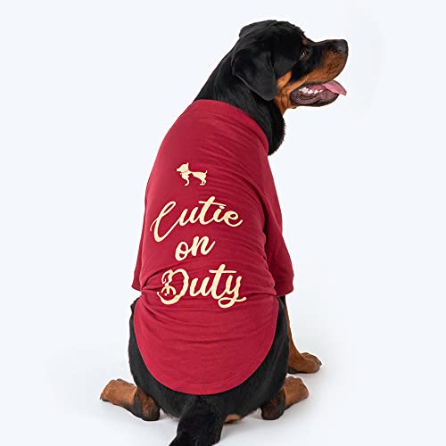 Image of HUFT Cutie on Duty Pet Sweatshirt - Maroon
