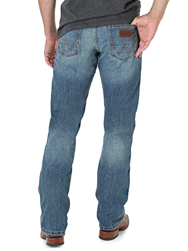 Image of Wrangler Men's Retro Slim Fit Straight Leg Jean