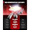 Torchbeam 2026 H4 LED Light Bulbs, 2 Pcs 91000LM 6500K White Lighting Solution, Optimized Beam Pattern