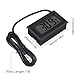 Aquarium Digital Thermometer mit Fühler, 5 Stück Temperatursensor Wasserdicht mit 2m Kabel, Eingebettetes Thermometers Temperaturüberwachung mit Externer Sonde, für Kühlschrank Gefrierschrank Aquarium