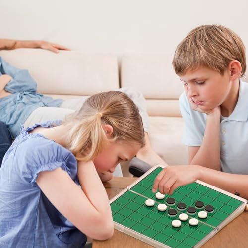 Mini juego de mesa Reversi magnético plegable miniatura 6