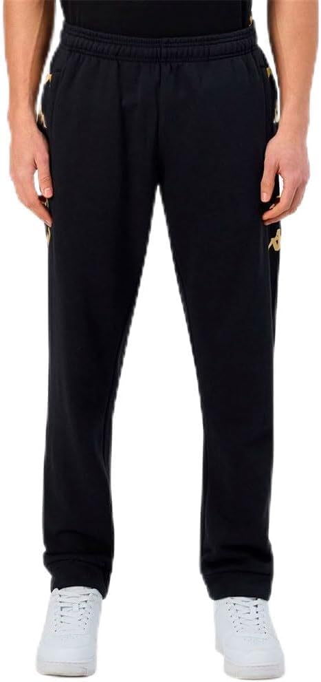 KAPPA IT Men's Gaucho Pants, Youth 12Y, Black - Soccer, Slim Fit, PANTS