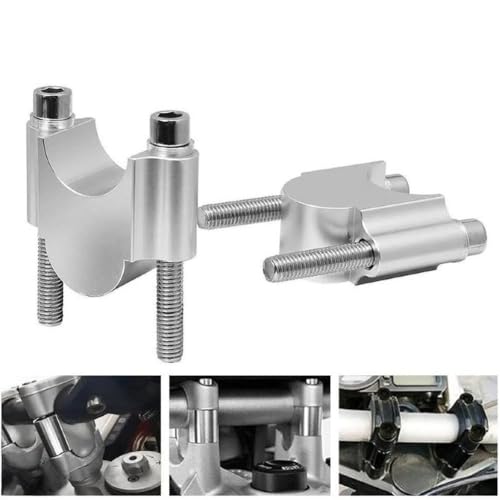 Elevador de manillar 22 mm aluminio CNC moto scooter 7/8 pulgadas 8