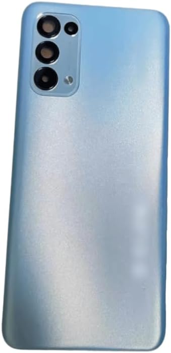 YOOOKOOO Compatible Rear Back Cover for Oppo Reno5 K – Battery Door Housing Replacement Part (Black)