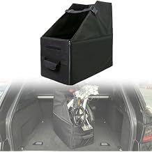 FCOUIID Folding Bike Storage Box - Outdoor Bicycle Travel Protection Case Car Trunk Backseats Transport Pack Accessories, 23" H x 23" L x 11.5" W