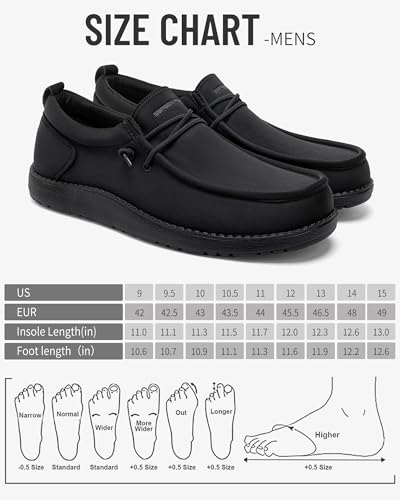 Image of ITAZERO Men Extra Wide Shoes - 4E to 5E Wide Toe Box Shoes for Men XX Wide Width Swollen Feet - Men's Loafers & Slip-ons with Arch Support Insole for Plantar Fasciitis