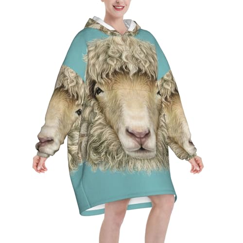 Couverture à capuche flanelle chaude contre le froid, solution cocooning adulte