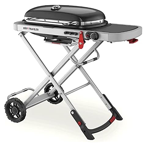 WEBER Traveler LP Gas Barbecue with Adjustable Thermostat Cover