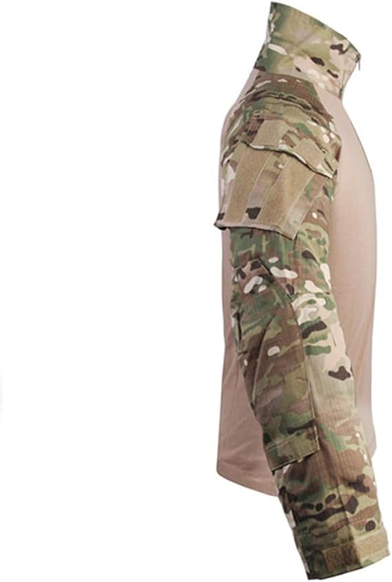 EMERSONGEAR Männer Taktik-Hemd, Gen3 Airsoft Kampfarmee Paintball Schnelltrocknender Langärmliger BDU-T-Shirt-Oberteil
