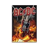 YTWRGWERR ACDC Poster, ästhetische Wandkunst, dekoratives 
