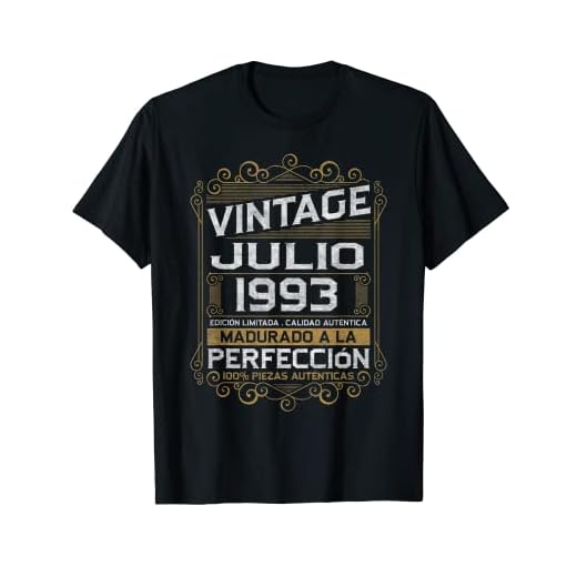 Julio 1993 Vintage Regalo 30 Años Cumpleaños Hombre Camiseta