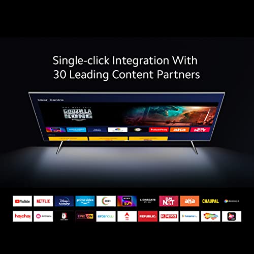 Image of Mi 138.8 cm (55 inches) 5X Series 4K LED Smart Android TV with Dolby Vision & 40W Dolby Atmos (Grey)