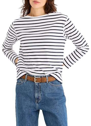 T-Shirt Femme Dockers Boatneck Chic en Coton Confortable