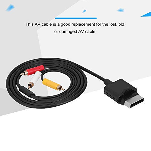 Vbestlife 1,8 m 360 Slim AV-kabel ABS-komponent TV-kabel AV-ljudkabel Vid?¡ì|o sladd, speltillbeh?r – Bild 8