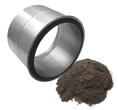 Wandfutter Doppelwandfutter Ø 150 mm - Ø 200 mm incl. 3 kg Feuerfestem Schamottemörtel (Ø 200 mm + 3 kg Schamottemörtel)